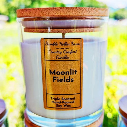 Moonlit Fields Handmade Soy Candle | Handcrafted Wax Melts